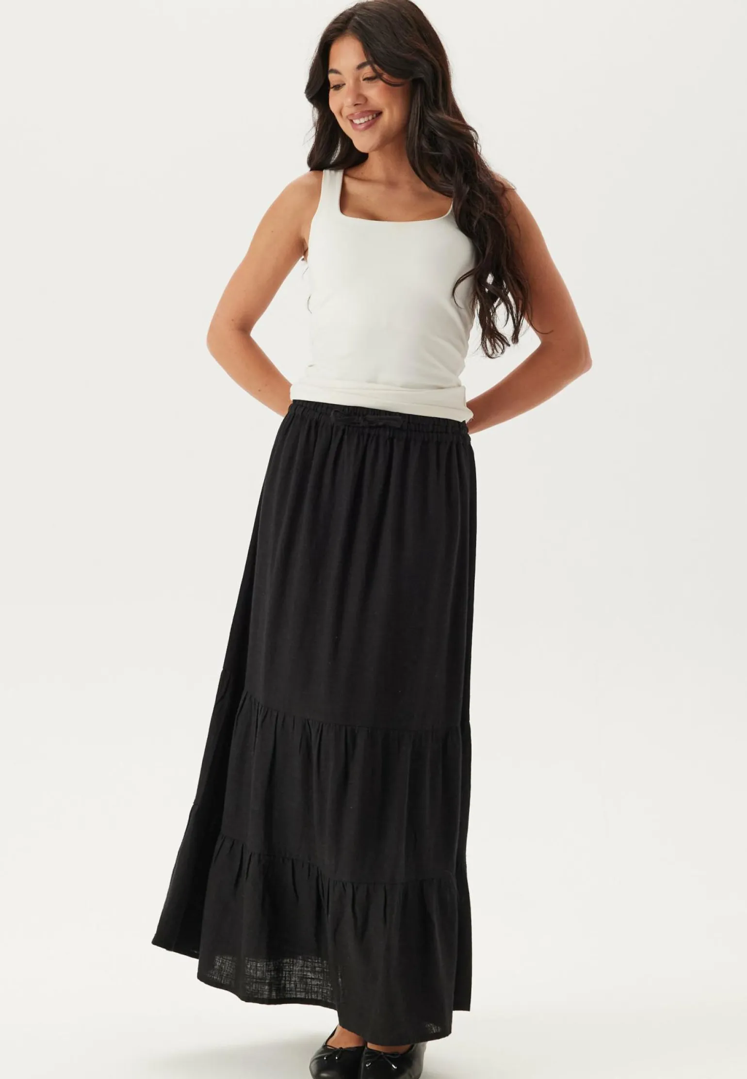 Linen Maxi Skirt