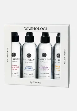 Linen Water Giftbox: Desire, Harmony, Pleasure & Sport 4x100ml