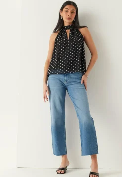 Linn High Straight Ankle Jeans