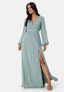 Long Sleeve Chiffon Dress