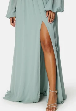 Long Sleeve Chiffon Dress