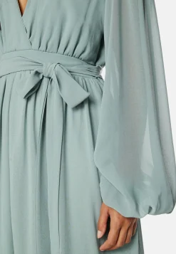 Long Sleeve Chiffon Dress