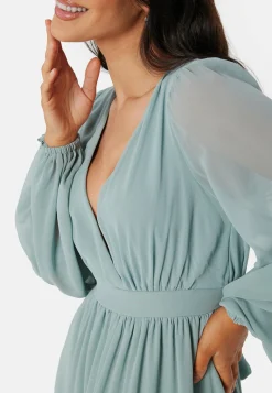 Long Sleeve Chiffon Dress
