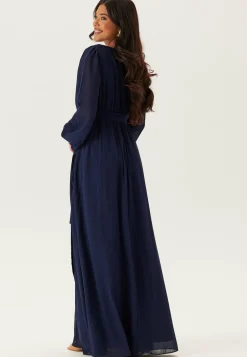 Long Sleeve Chiffon Dress
