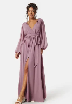 Long Sleeve Chiffon Dress