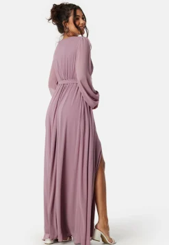 Long Sleeve Chiffon Dress