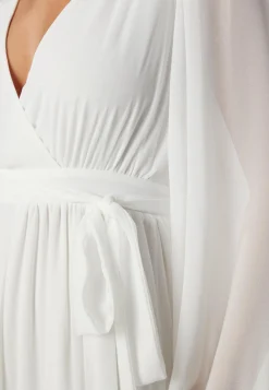 Long Sleeve Chiffon Maxi Dress