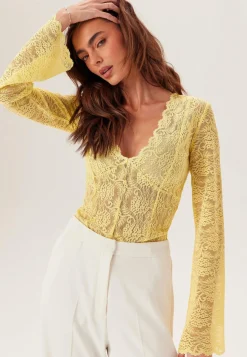 Long Sleeve Lace Top