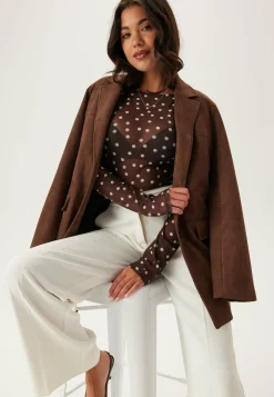 Long Sleeve Mesh Top