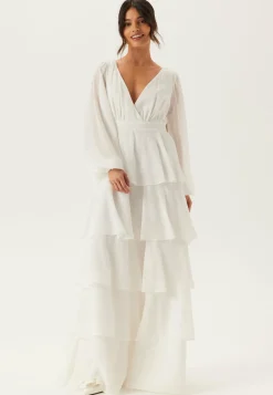 Long Sleeve Tiered Maxi Dress