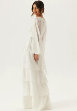 Long Sleeve Tiered Maxi Dress