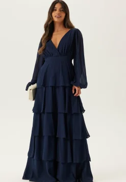 Long Sleeve Tiered Maxi Dress