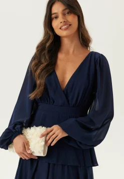 Long Sleeve Tiered Maxi Dress