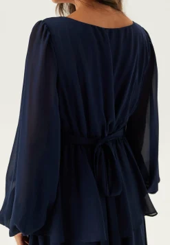 Long Sleeve Tiered Maxi Dress