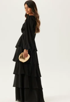 Long Sleeve Tiered Maxi Dress