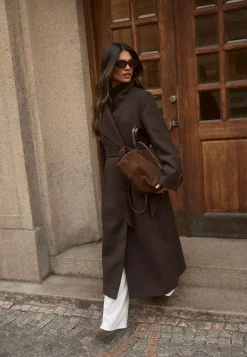 Long Wool Blend Coat