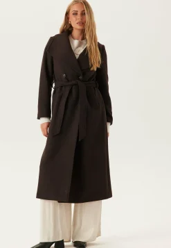 Long Wool Blend Coat