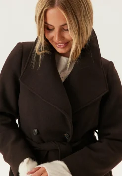 Long Wool Blend Coat