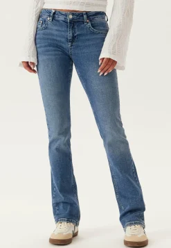 Low Bootcut Flap Jeans