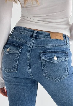 Low Bootcut Flap Jeans