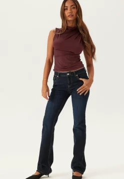 Low Bootcut Flap Jeans