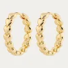 Maeve Hoop Earrings Gold-plate