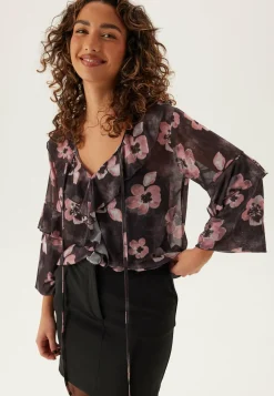 Mesh Frill Top