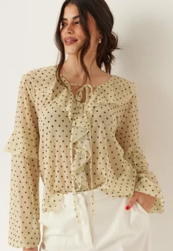Mesh Frill Top
