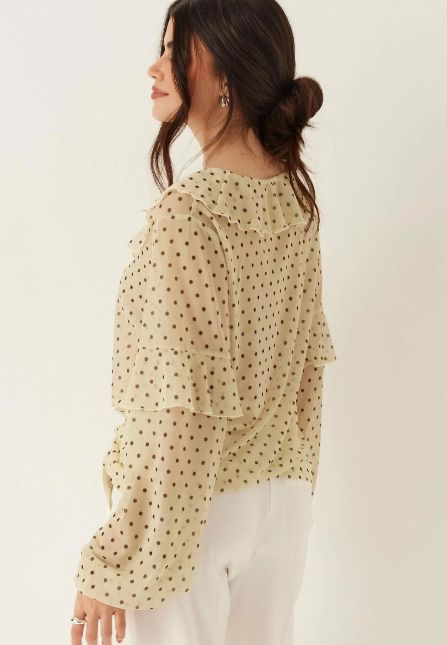 Mesh Frill Top