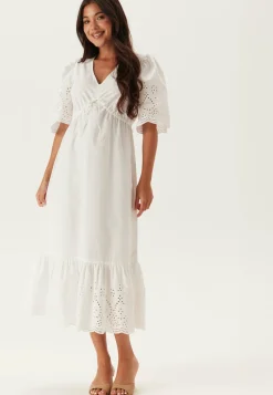 Midi Broderie Anglaise Dress