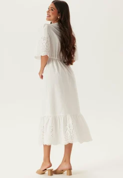 Midi Broderie Anglaise Dress