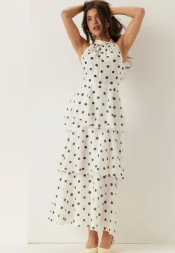 Monroe Tier Halter Midi Dress
