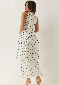 Monroe Tier Halter Midi Dress