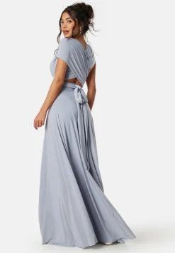 Multi Tie Maxi Dress Split