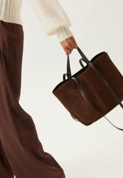 Nola Suede Handbag