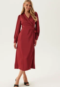 Objchilli L/S WRAP DRESS WRAP