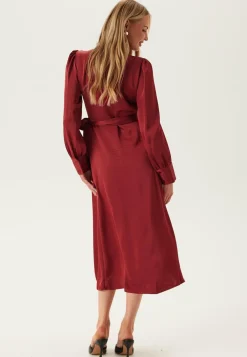 Objchilli L/S WRAP DRESS WRAP