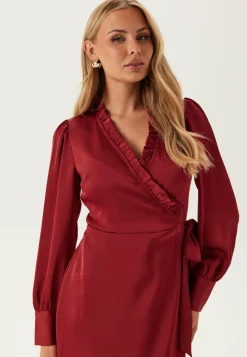 Objchilli L/S WRAP DRESS WRAP