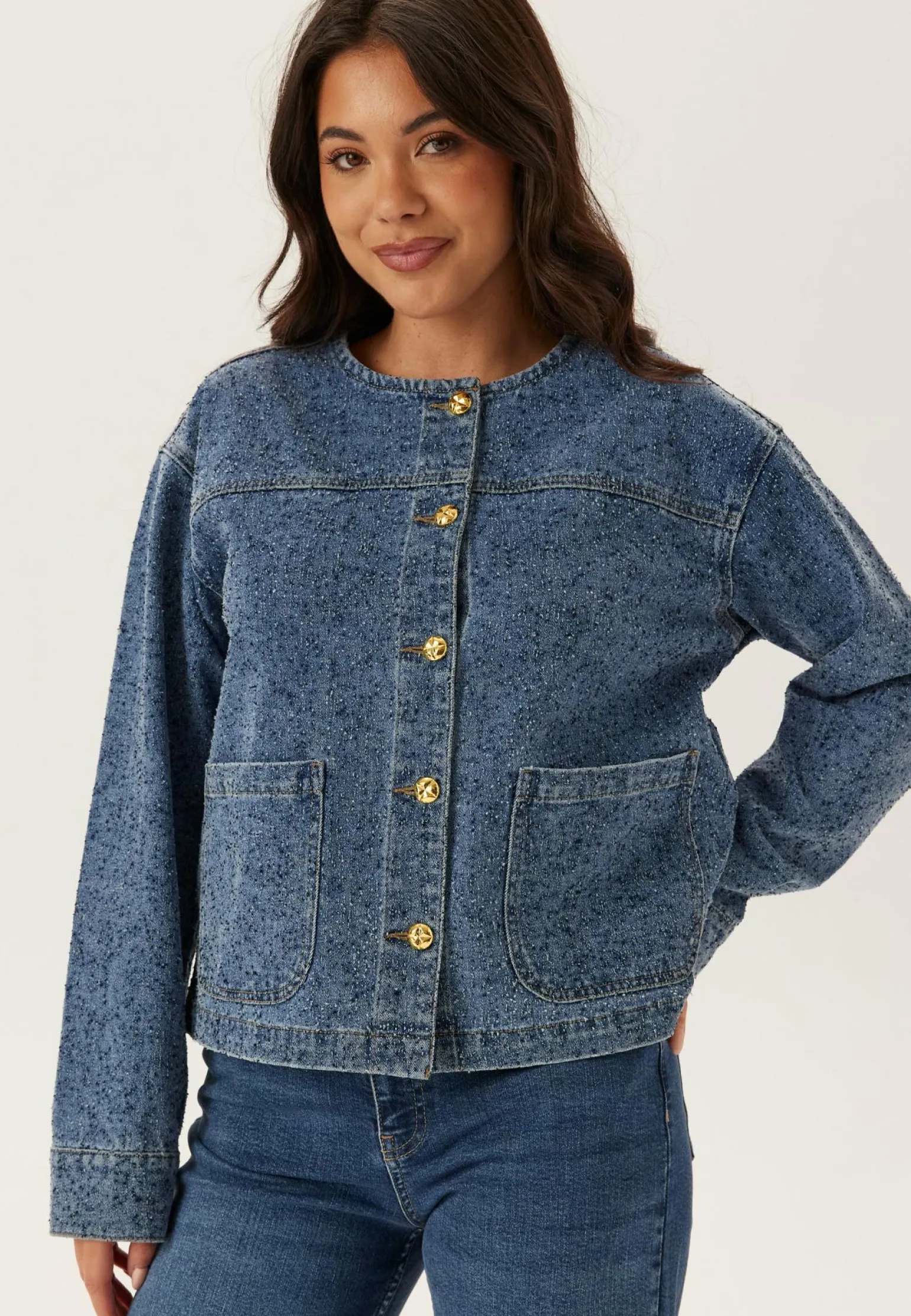 Objfrida L/S RE DENIM JACKET