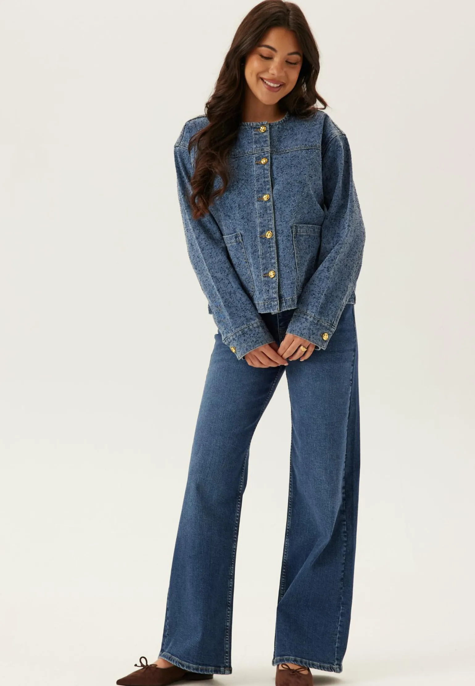 Objfrida L/S RE DENIM JACKET