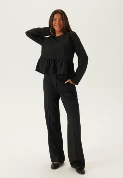 Objlaila L/S Re Tie Top