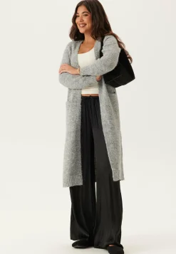 Objmilu Ls Lo Long Knit Cardig