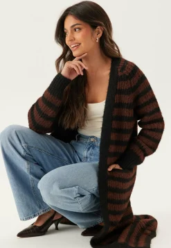 Objmilu Ls Lo Long Knit Cardig