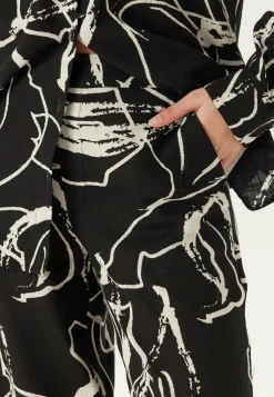 Objsanne Aline Wide Pant Aop