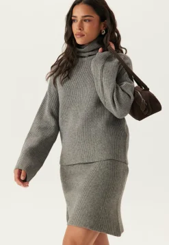 Objviola Ls Lo Rollneck Knit