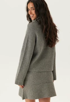 Objviola Ls Lo Rollneck Knit