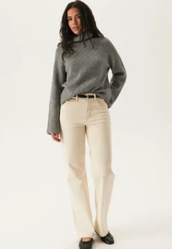 Objviola Ls Lo Rollneck Knit