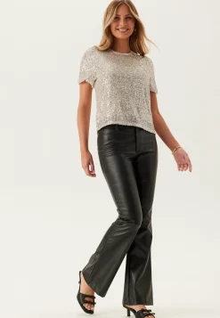 Onlana S/S LOOSE SEQUINS TOP