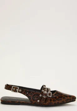 Onlaura-7 Pu Hardware Slingback