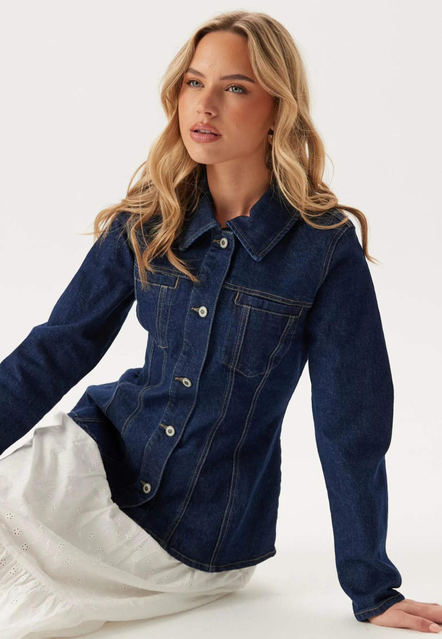 Onlelle L/S FITTED DNM JACKET